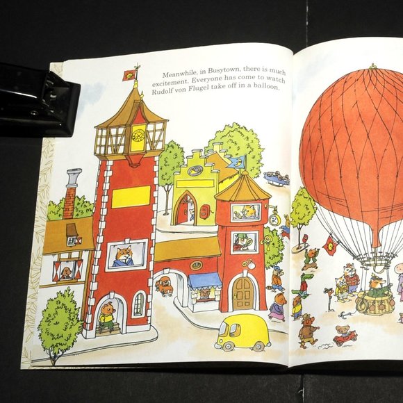Vintage Little Golden Book Richard Scarry 'Best Balloon Ride Ever!' 1994 - Picture 7 of 11
